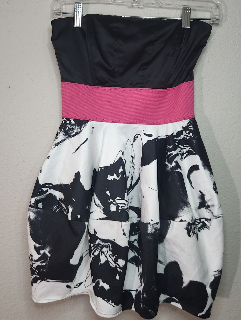 Y2k Strapless Bubble Dress Semiformal
